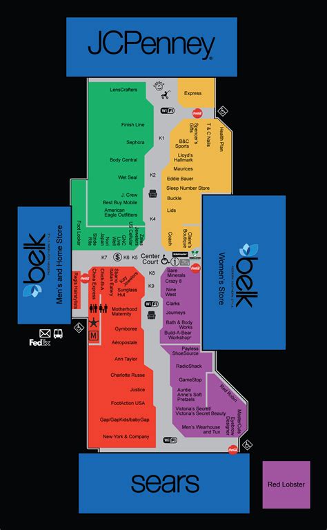 fashion square mall store directory.